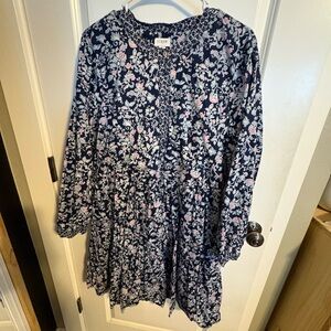 Floral Long Sleeve Dress - JCREW